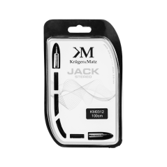 Kabel rakt kontakt - rakt kontakt jack 3.5 stereo 1.0m Kruger&Matz