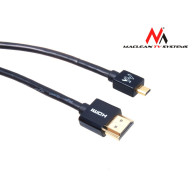 Kabel Maclean, HDMI-microHDMI, ULTRA SLIM, v1.4, A-D, 3m, MCTV-723