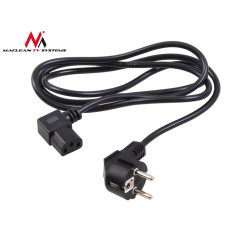 Strömkabel Maclean, vinklad, 3-stift, EU-kontakt, 3m, MCTV-803