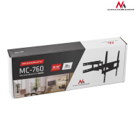 Uchwyt do telewizora lub monitora Maclean, uniwersalny, max VESA 400x400, 26-65', 30kg, czarny, MC-760