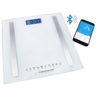 EBS016W Esperanza digital analysvåg 8-i-1 bt b.fit vit