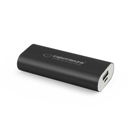 EMP105K Esperanza power bank 4400mAh Hadron svart