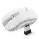 EM126EW Esperanza trådlös mus 2,4 GHz 4D optisk USB Uranus vit/grå