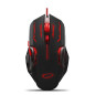 EGM403R Esperanza gaming mus med led 6d opt. usb apache röd