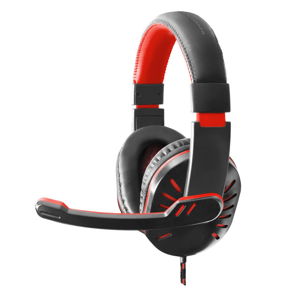 EGH330R Esperanza hörlurar med mikrofon gaming crow röda EGH330R Esperanza hörlurar med mikrofon gaming crow röda