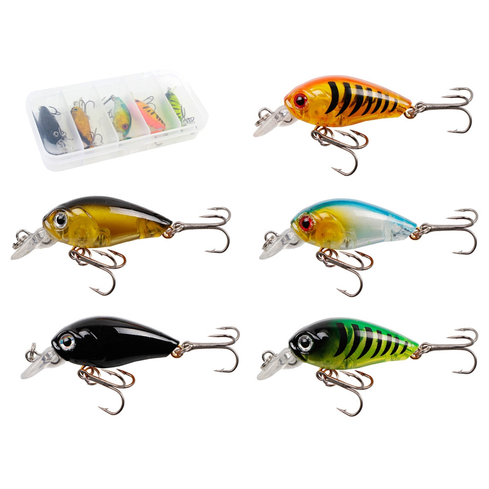 AG103 Set med 3D-wobblers med skallra AG103 Set med 3D-wobblers med skallra