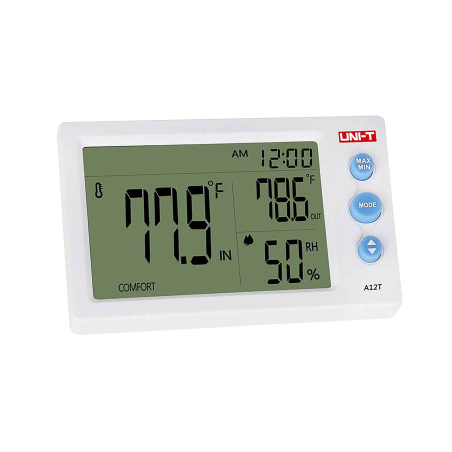 Väderstation (temperaturmätare + sensor för utomhusbruk) Uni-T A12T