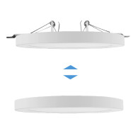 Panel plafon LED 7in1 podtynkowy natynkowy ultra slim 30W 3 kolory (WW, NW, CW)  Led4U LD142 mikrofala wbudowany zasilacz