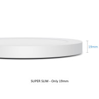 Panel LED-taklampa 7in1 infälld yta ultra slim 30W 3 färger (WW, NW, CW) Led4U LD142 inbyggd mikrovågsströmförsörjning
