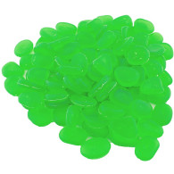 AG653B Lysande fluorgröna stenar
