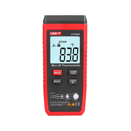 Temperaturmätare med infraröd strålning Uni-T UT306A