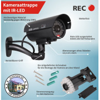 Fångst av IR9000 B IR LED-kamera