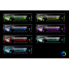 Radiospelare Audiocore AC9720 B MP3/WMA/USB/RDS/SD ISO Bluetooth Multicolor | HandlaSmidigt.se