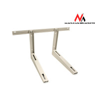 Handtag för luftkonditionering / värmepumpsstöd Maclean, armens längd 550mm, galvaniserat stål, upp till 200kg, MC-623