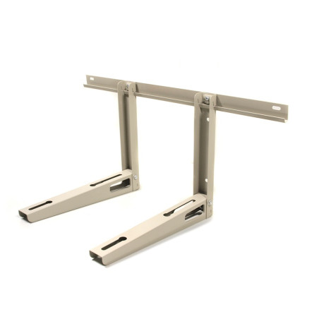 Handtag för luftkonditionering / värmepump Maclean, armens längd 450mm, galvaniserat stål, upp till 100kg, MC-622