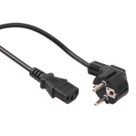 Strömkabel Maclean, 3-stift, EU-kontakt, 5m, MCTV-801