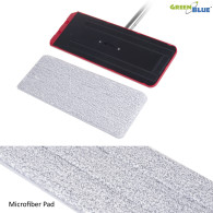 Bidrag till GreenBlue platt mopp, grå, förstärkta fibrer, passar till MaxiClean GB850 GB870 microfibra HQ, MaxiClean GB851.