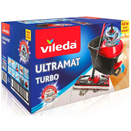 Flat mop set Vileda Ultramat Turbo box