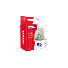 Halogenlampor h11 12v 55w lumitec limited +130% duo amio-02105