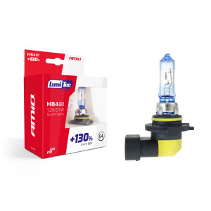 02104 Zestaw żarówek halogenowych HB4 12V 51W LumiTec Limited +130% Duo Box