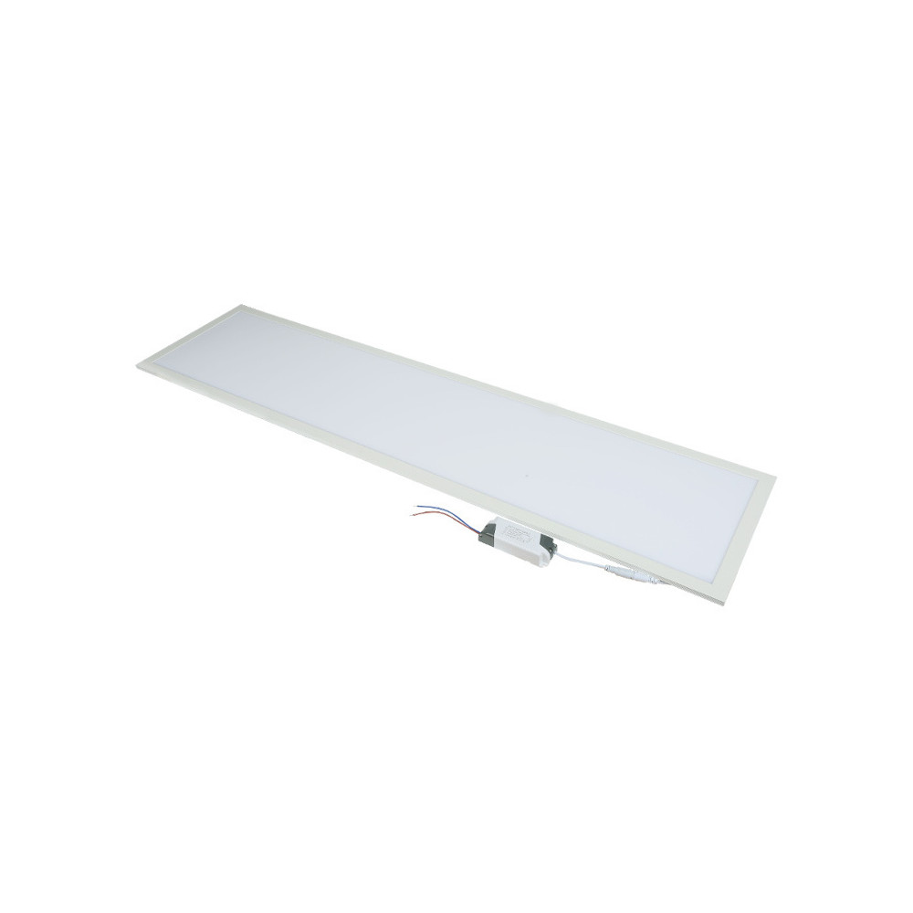 LED-takpanel 120x30 60W tunn lampa 6000K kallvit slimkassett