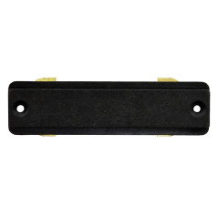 Anslutning för enfasiga räls svart 230V