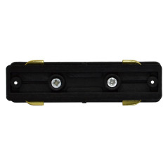 Anslutning för enfasiga räls svart 230V