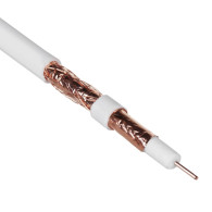 Koaxialkabel Maclean, Satellitantennkabel, RG61.02CU+4.8FPE+CU/P+32*0.12CU+6.8PVC, 100M, MCTV-472