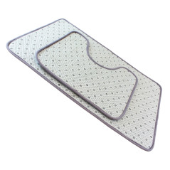 AG491D Badrumsmatta 2 delar beige