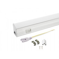 LED-linjärlysrör T5 120 cm 18W on/off neutral 4000K integrerad ytlampa med armatur