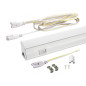LED-linjär T5 120 cm 18 W kallvit 6000K på/av yta monterad lampa med integrerad armatur
