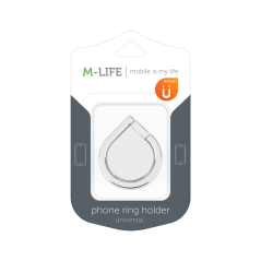 Universellt ringhandtag för silvertelefon