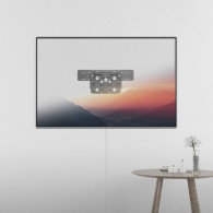 Handtag Maclean, För TV, Kompatibel med Samsung QLED TV Q7F/Q7FN/Q8C/Q9F/Q9FN/Q85R/Q90R/Q900R/Q950R/Q900, 75 tum, Max 50 kg.