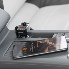 Bilöverförare med Bluetooth-funktion (2 USB-portar) | HandlaSmidigt.se