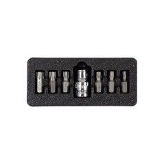 Sats med Torx Security-bitar T20-T55, 7 st, S2 Proline.
