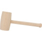 Trähammare plåtslagare rund Ø - 70mm