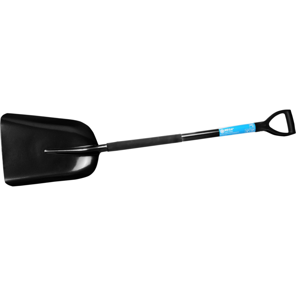 Spade, härdat, metallhandtag 1250mm