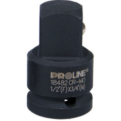 Adapter med slagfunktion cr-mo 3/4' hylsa -1' spår, proline