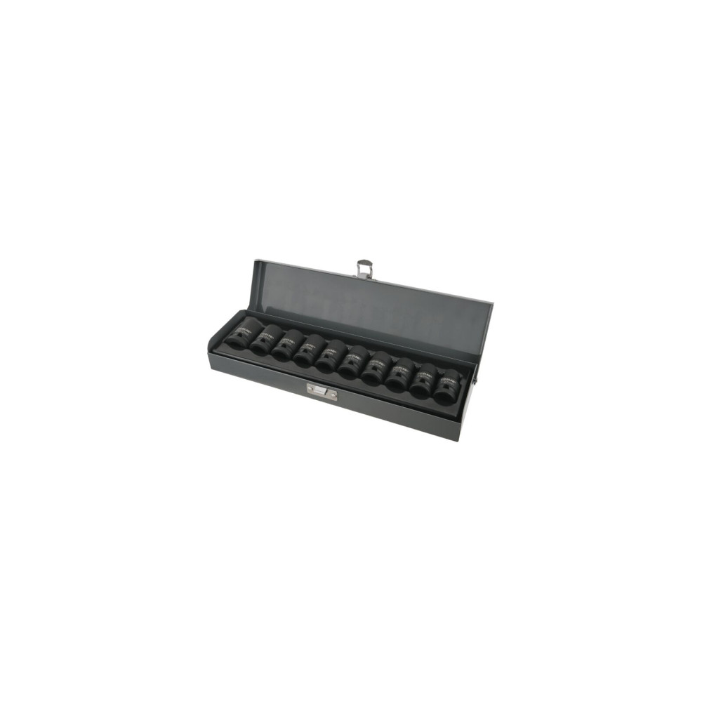 Set med 8 st 3/4' CR-MO slagnyckelinsatser, 22-41 mm, Proline Set med 8 st 3/4' CR-MO slagnyckelinsatser, 22-41 mm, Proline