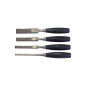 Trämejslar set om 4 st. 6, 12, 18, 24 mm
