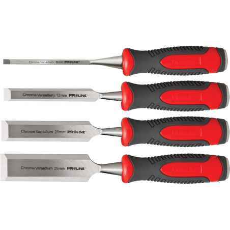 Set med 4 träsnidare från Proline.