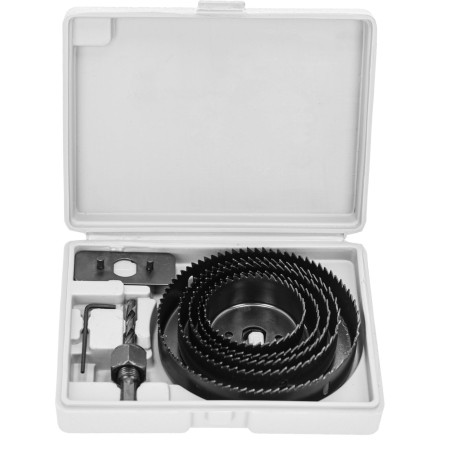 Set med träborrar, 8 stycken, 64-127 mm