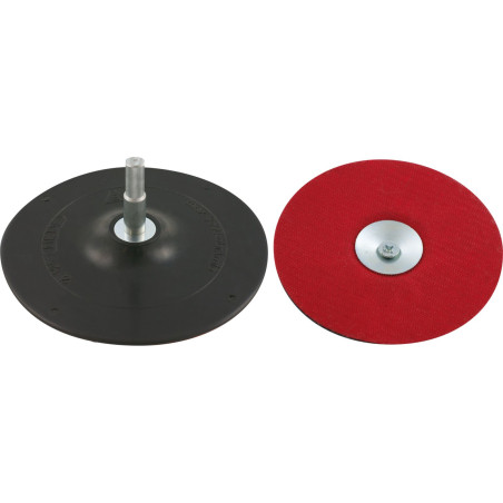 Skiva-adapter fi-125mm, axel fi-6mm (kardborre + skruv) proline