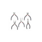 Pincettset 'micro' 120mm - st. 5 st. proline