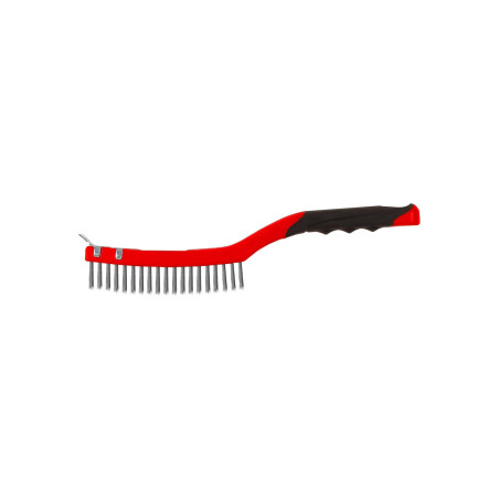 Stålborste - rostfritt stål, 3x19 rader, 340 mm, Proline | HandlaSmidigt.se