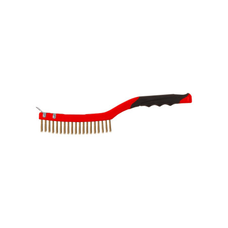 Stålborste - mässing, 3x19 rader, 340mm, proline | HandlaSmidigt.se