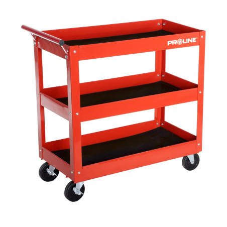 Verktygsvagn, 3 hyllor, 730x380x755mm, proline