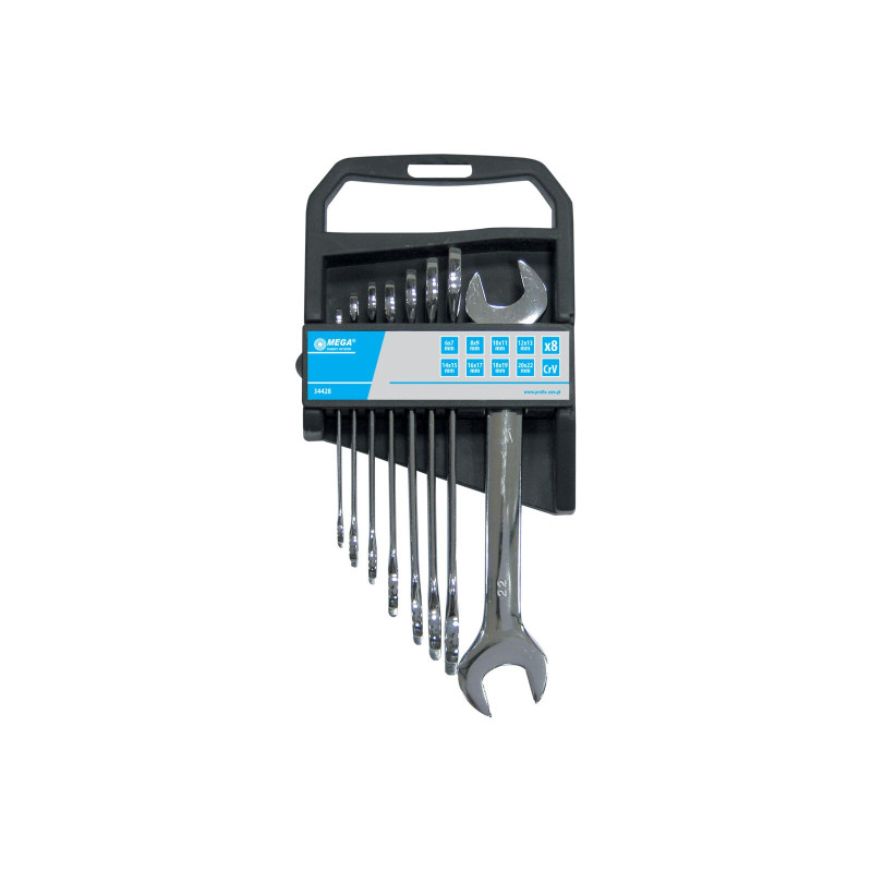 Nycklar platt 8 st (6*7-20*22mm), cv