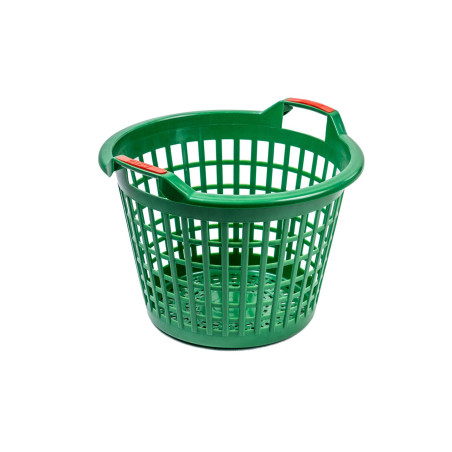 Genomskinlig trädgårdskorg 35 liter färgglad (475*320mm höjd 330mm)