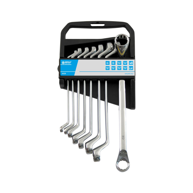 Nyckelringar böjda st.6 (6*7-16*17mm), krom-vanadin